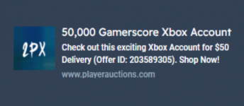 50,000 Gamerscore Xbox Account